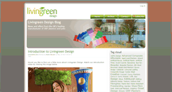 Desktop Screenshot of blog.livingreendesign.com