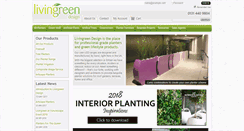 Desktop Screenshot of livingreendesign.com